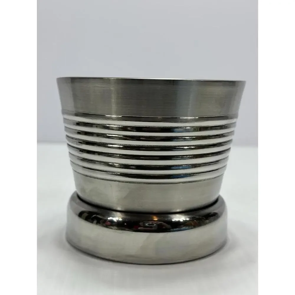 Classic Design Wine‎ Bottle Coasters Cooler Chiller Stainless Steel Heavy Base